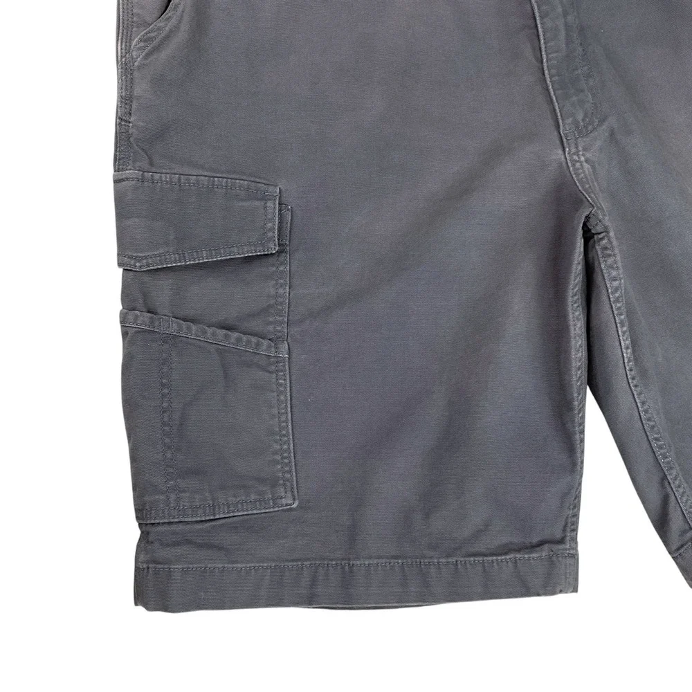 Carhartt Shorts Men 44 (ACTUAL 43x9.5) Gray Cargo Canvas Relaxed Fit
